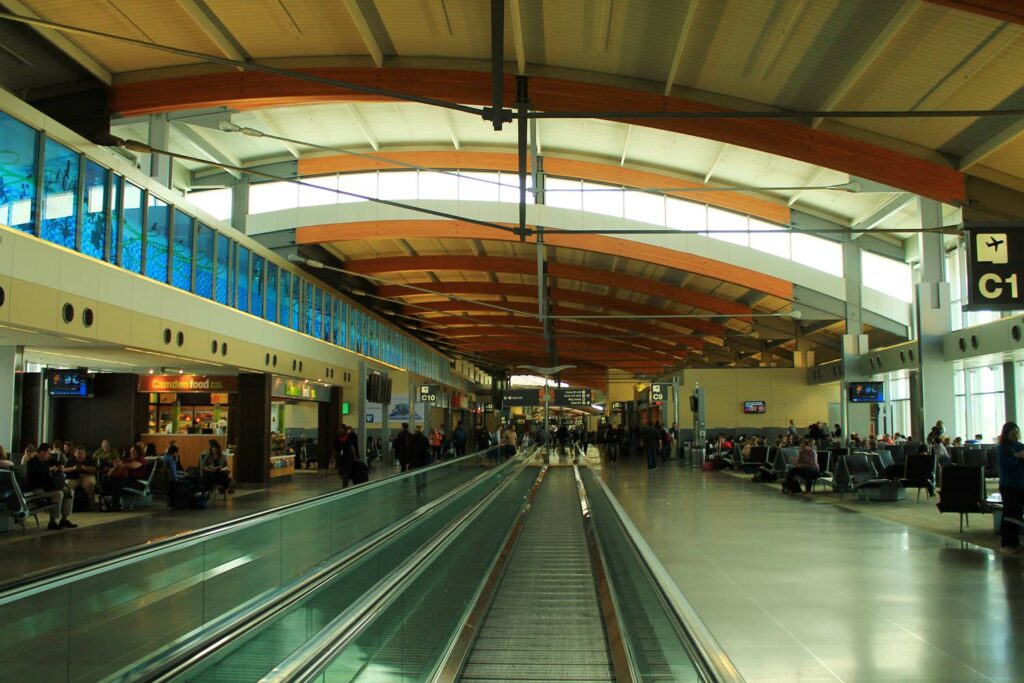 An airport interior